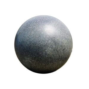 Bola Taman Terrazzo Hitam (Doff)