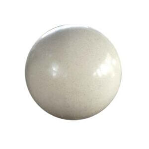 Bola Taman Terrazzo Putih (Glossy)