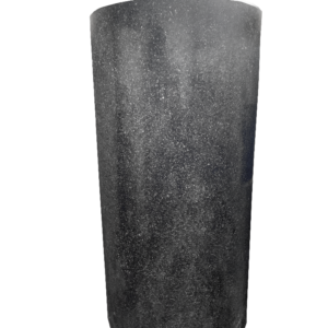 Wastafel Terazzo Tipe Pedestal Silinder (Hitam)