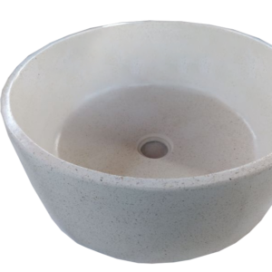 Wastafel Terazzo Tipe Meja Silinder