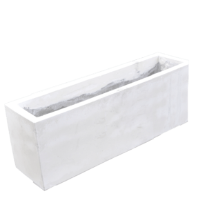 Pot Bunga Teraso Kotak Panjang Semen