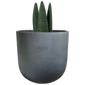 Pot Bunga Teraso Tipe Blong (Hitam Doff)